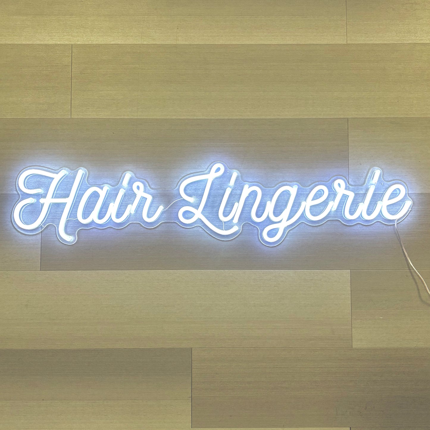 Hair Lingerie Neon Sign