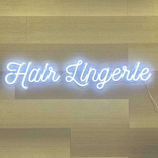 Hair Lingerie Neon Sign