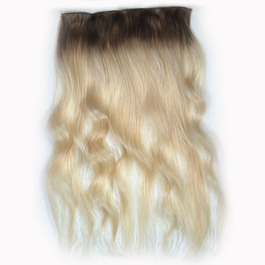 22" Sew-In Weft Rooted Light Blonde