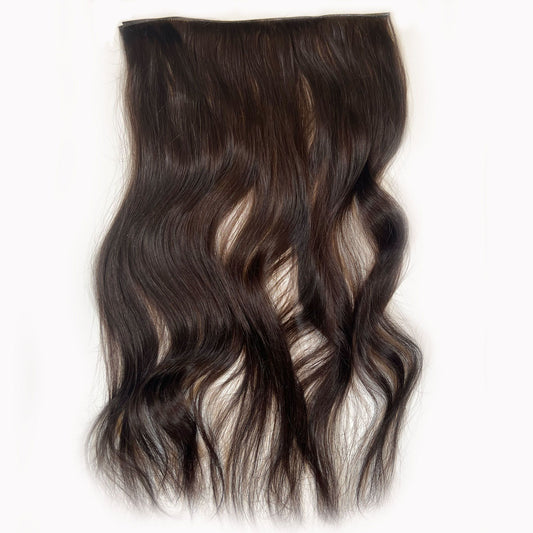 22" Sew-In Weft Dark Brown